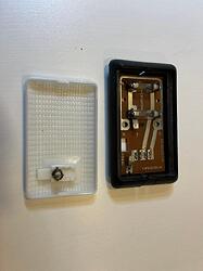 onderkant glaasje binnenverlichting